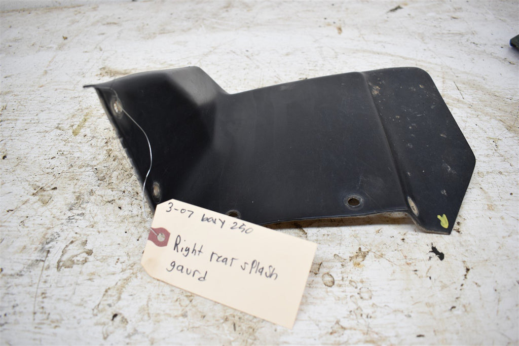 2007 Kawasaki Bayou 250 Right Rear Splash Guard