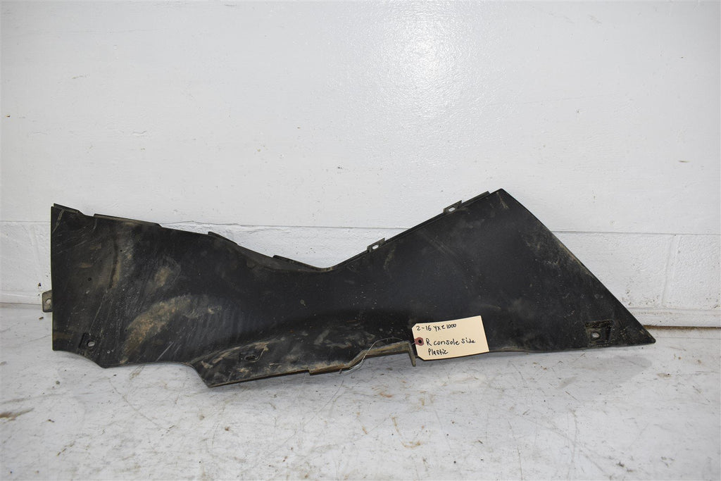 2016 Yamaha YXZ 1000R Right Inner Console Plastic Panel 2HC-F837M-00-00