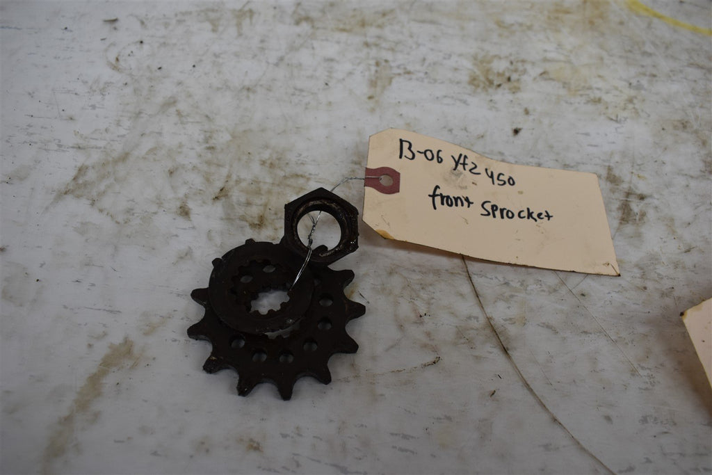 2006 Yamaha YFZ 450 Front Sprocket / Nut & Washer