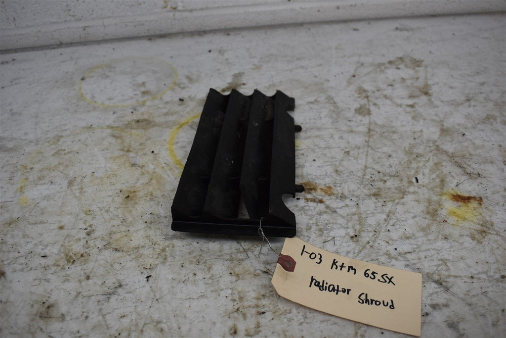 2003 KTM 65 SX Radiator Shroud Plastic
