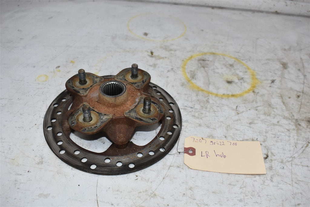 2007 Yamaha Grizzly 700 Left Rear Wheel Hub 3B4-25111-00-00