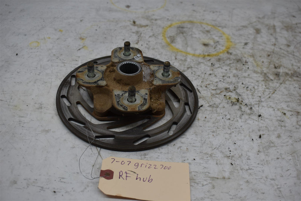 2007 Yamaha Grizzly 700 Right Front Wheel Hub 3B4-25111-00-00