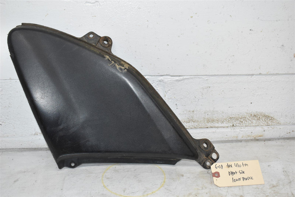 2008 Honda TRX 420 TM Right Side Lower Plastic 83500-HP5-600ZA
