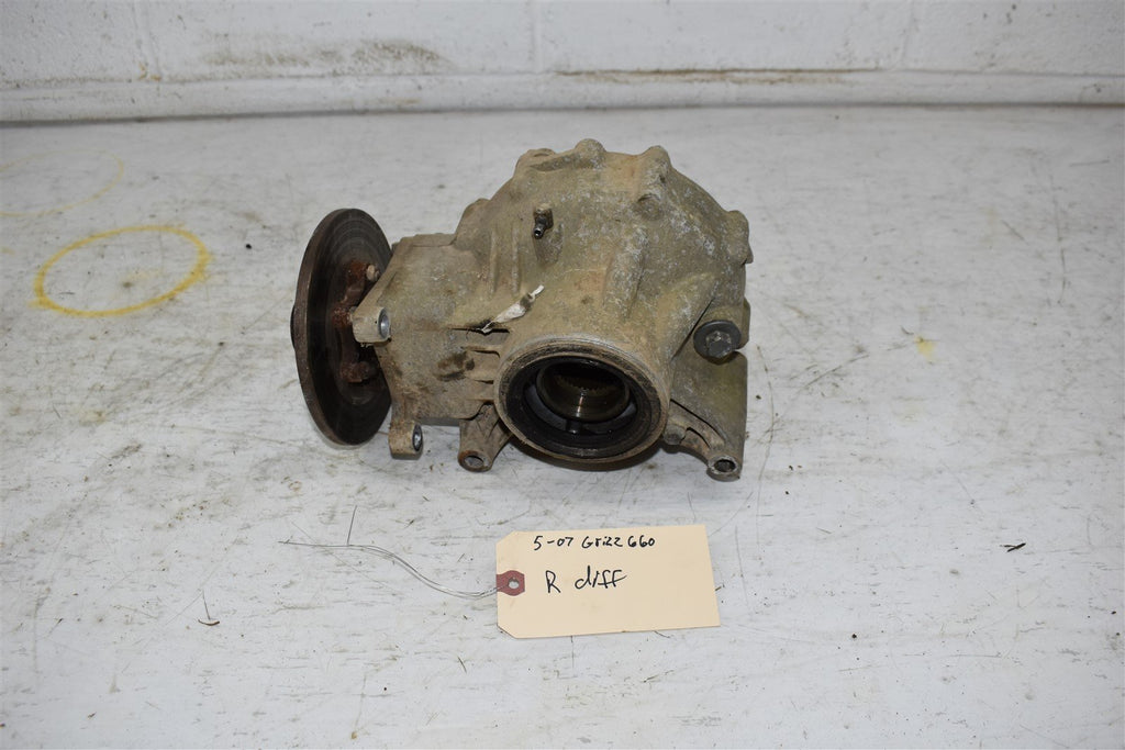 2007 Yamaha Grizzly 660 Rear Differential /Diff 5KM-46101-12-00