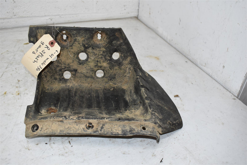 2001 Yamaha Wolverine 350 Right Heel Guard Plastic 4KB-21691-00-00