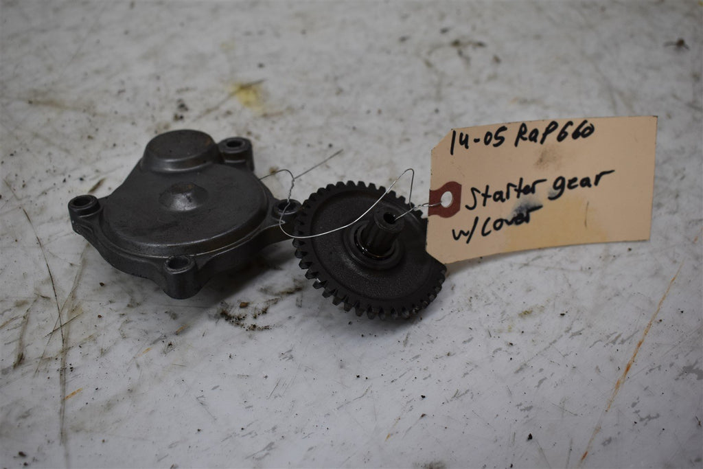 2005 Yamaha Raptor 660 Starter Gear & Cover 5LP-15517-10-00