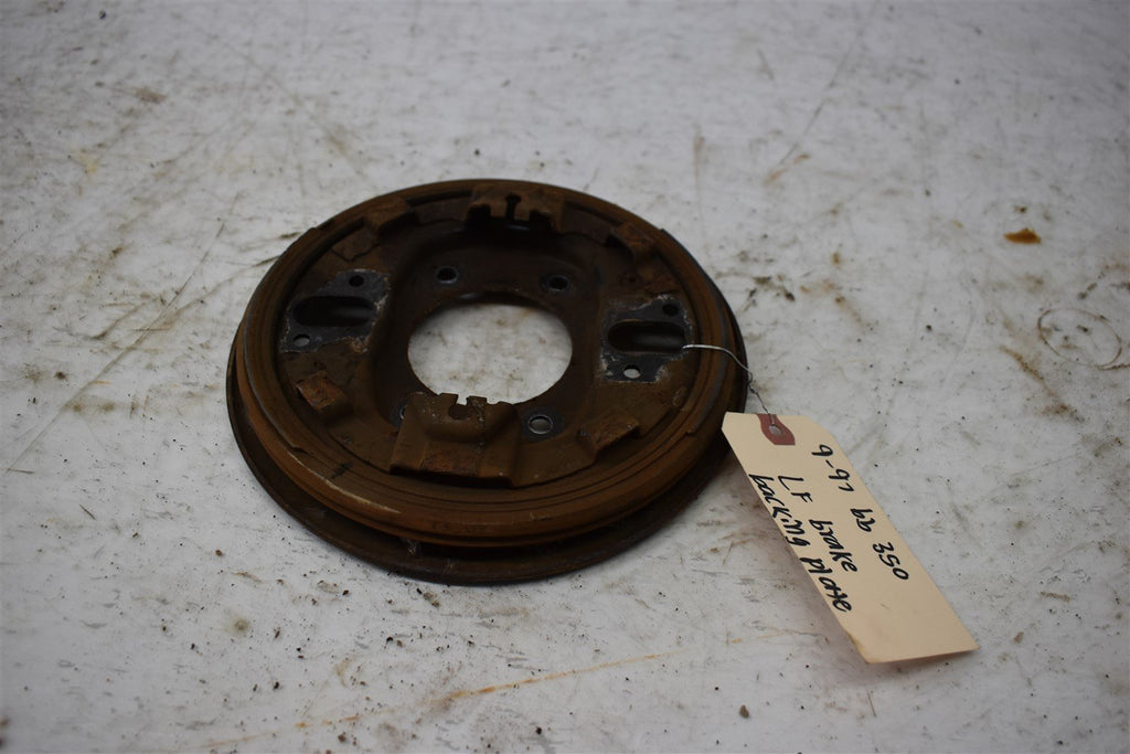 1997 Yamaha Big Bear 350 Left Front Brake Backing Plate 3HN-27208-10-00