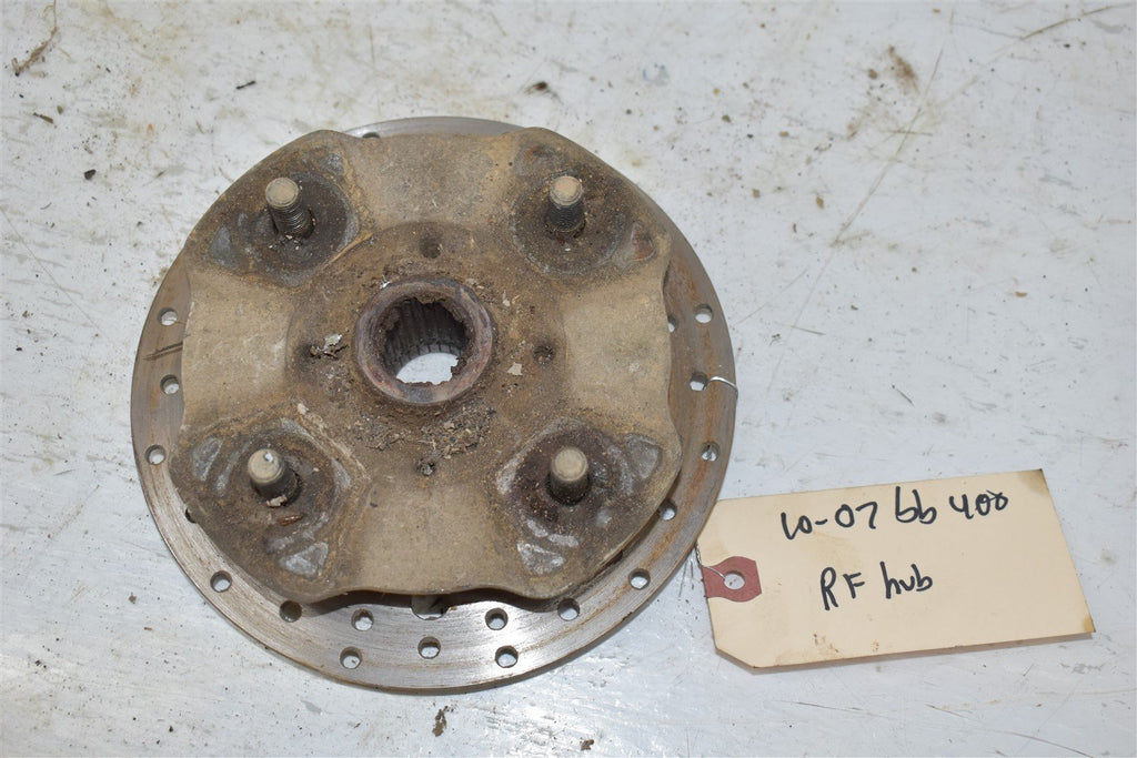 2002 Yamaha Big Bear 400 Right Front Wheel Hub 4KB-25111-02-00