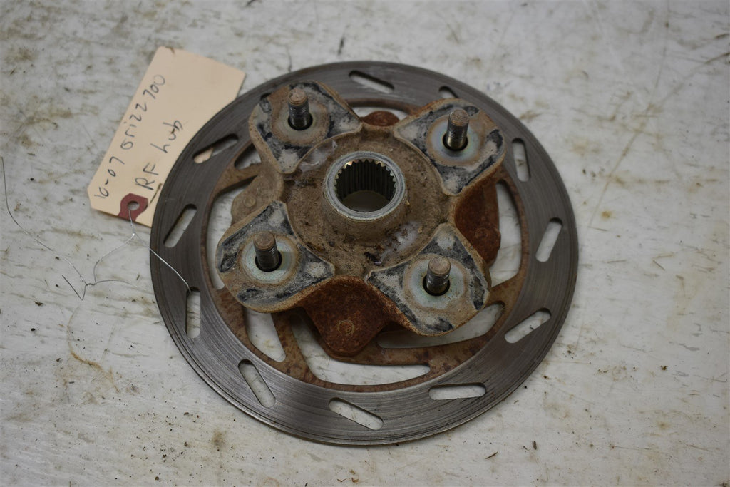 2007 Yamaha Grizzly 700 EPS Right Front Wheel Hub 3B4-25111-00-00