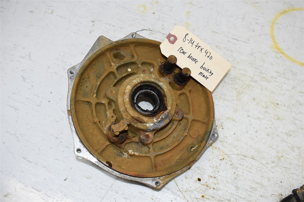 2014 Honda TRX 420FM Rear Brake Backing Plate 43010-HR3-A20
