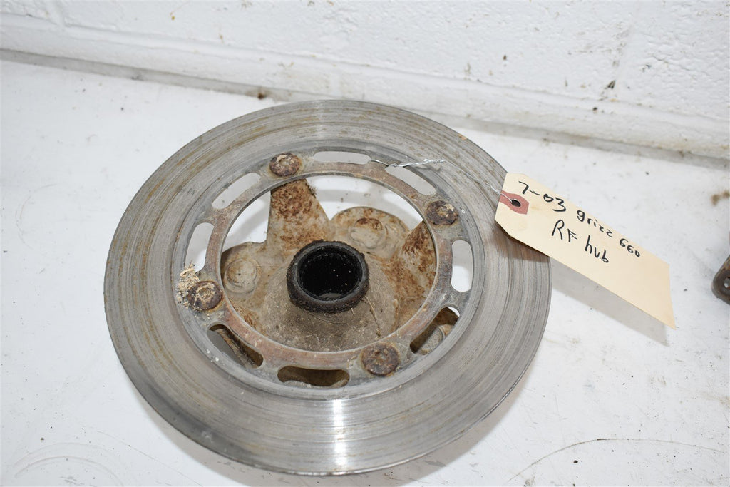 2003 Yamaha Grizzly 660 Right Front Wheel Hub 5KM-25111-10-00