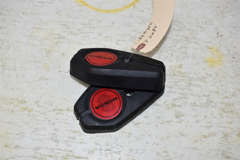 1984 Honda Gyro Front Wheel Caps / Fork Cover Caps 51103-GE8-000 , 51104-GE8-000