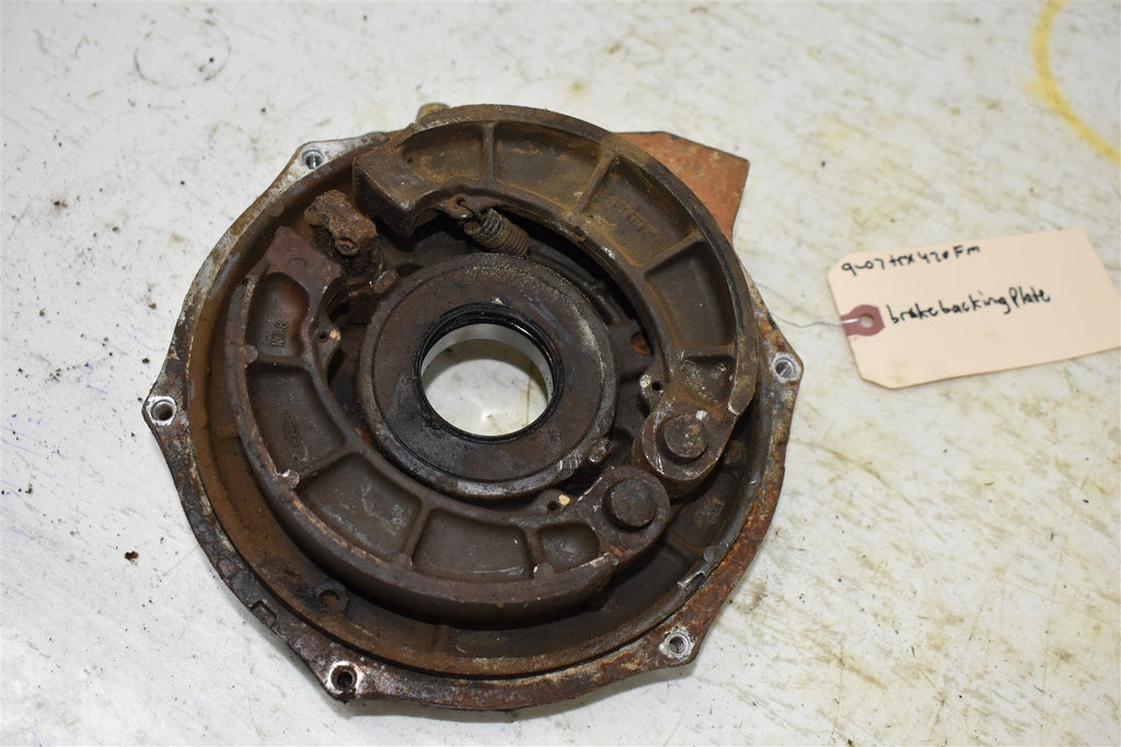 2007 Honda TRX 420 FM Rear Brake Backing Plate 43010-HP5-600