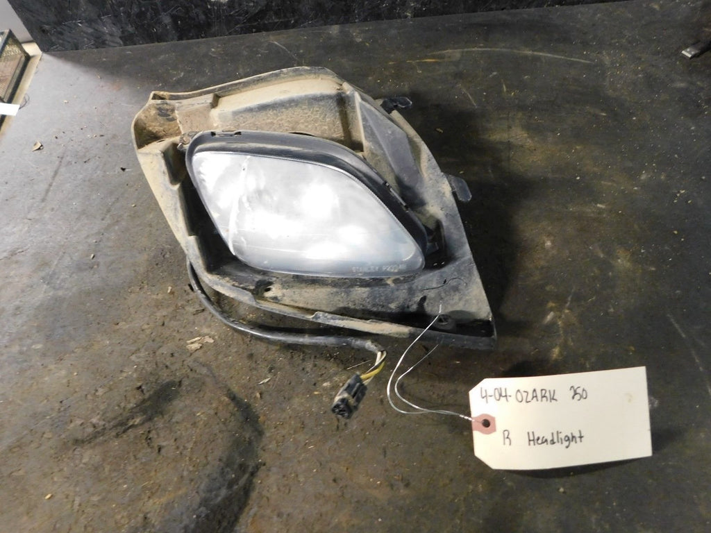 2004 Suzuki Ozark 250 Right Headlight w/ Bucket 35100-05G00-999