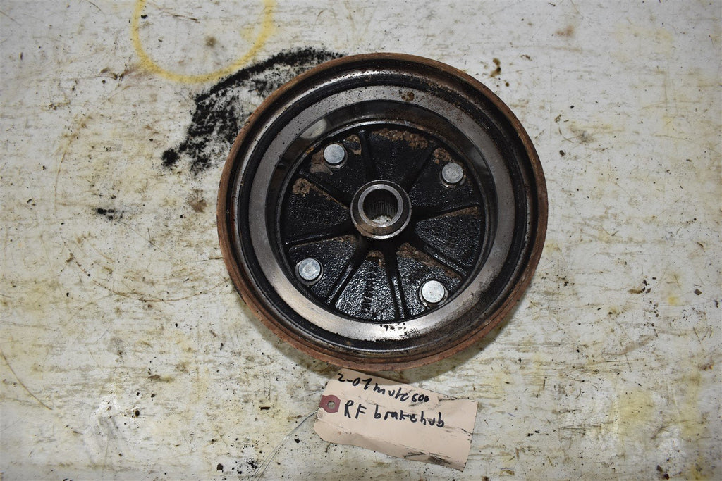 2007 Kawasaki Mule 610 4x4 Right Front Brake Hub 41038-0013