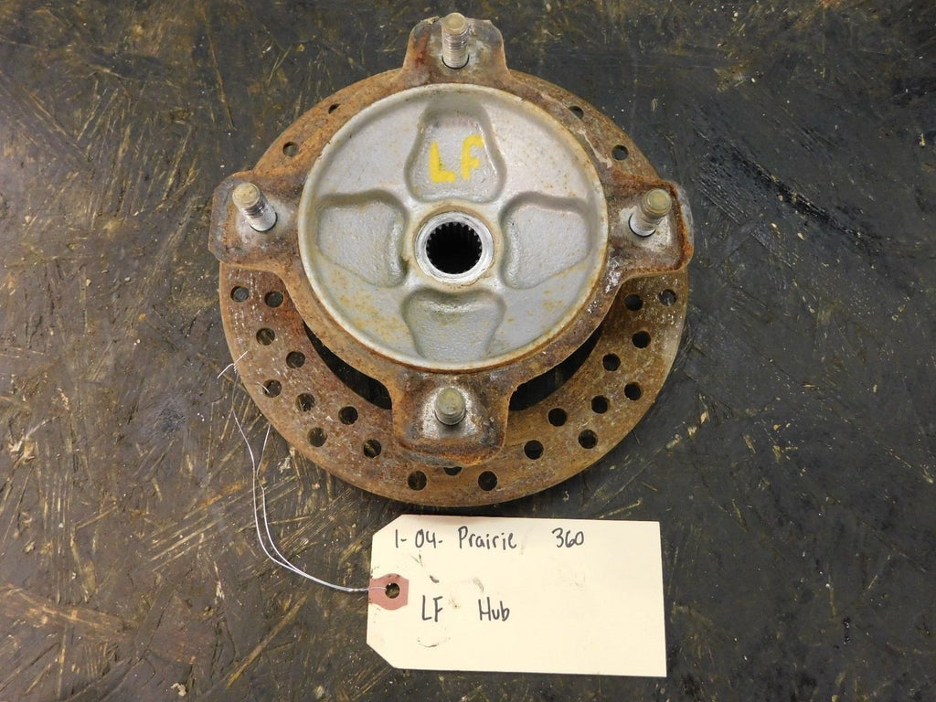 2004 Kawasaki Prairie 360 4x4 Left Front Wheel Hub