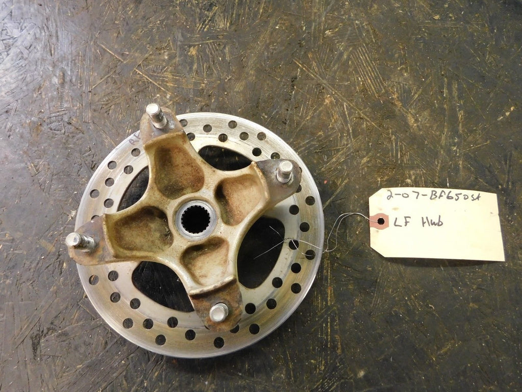 2007 Kawasaki Brute Force 650SRA Left Front Wheel Hub #1