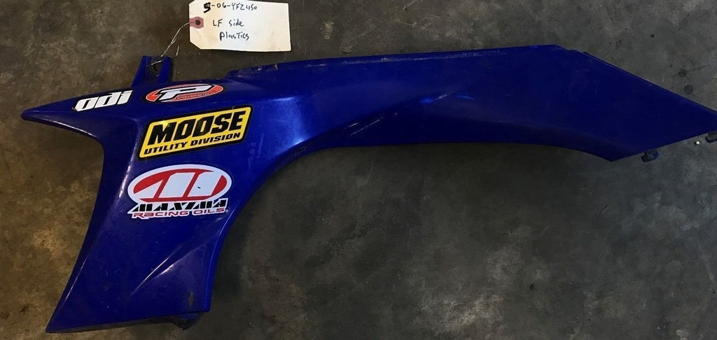 2006 Yamaha YFZ 450 Left Side Panel Plastic