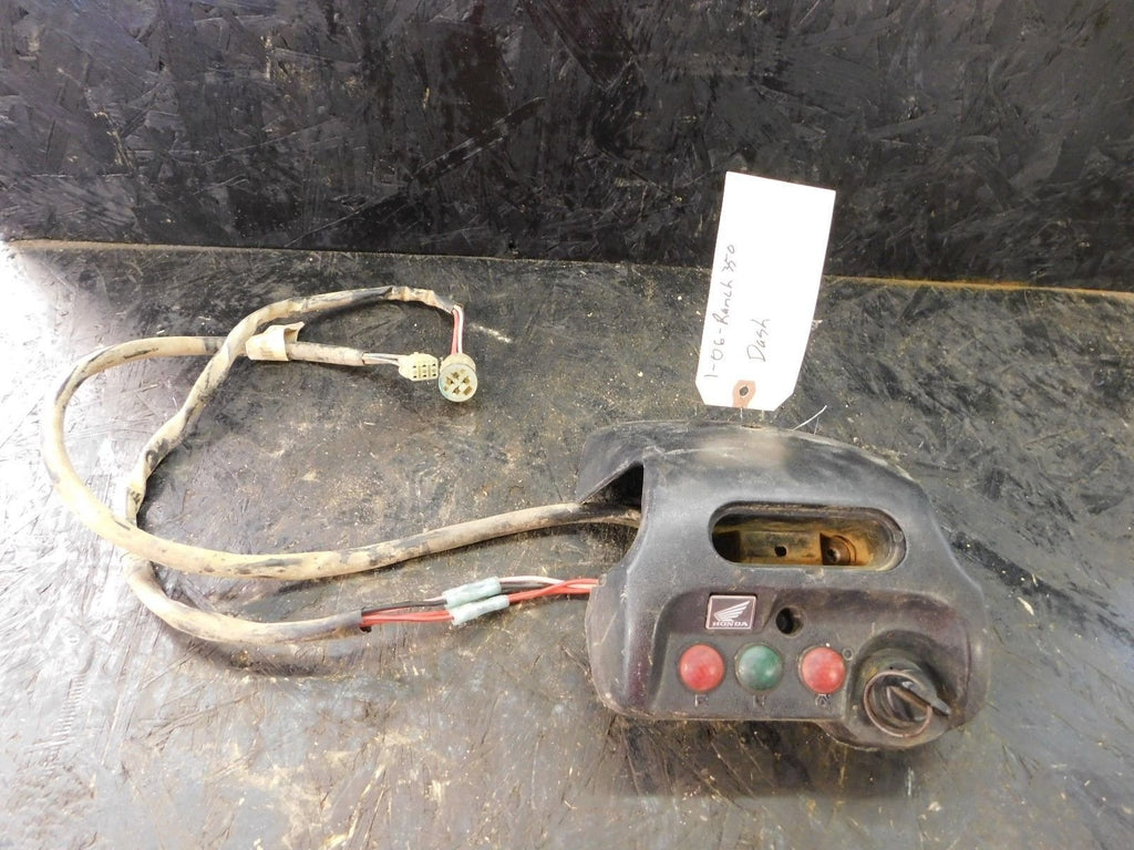 2006 Honda Rancher 350 4x4 Dash w/ Key Switch