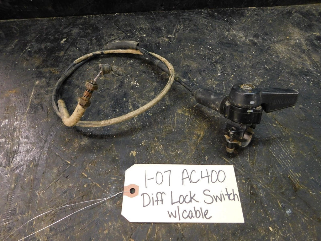 2007 Arctic Cat 400 Differential Lock Switch w/ Cable