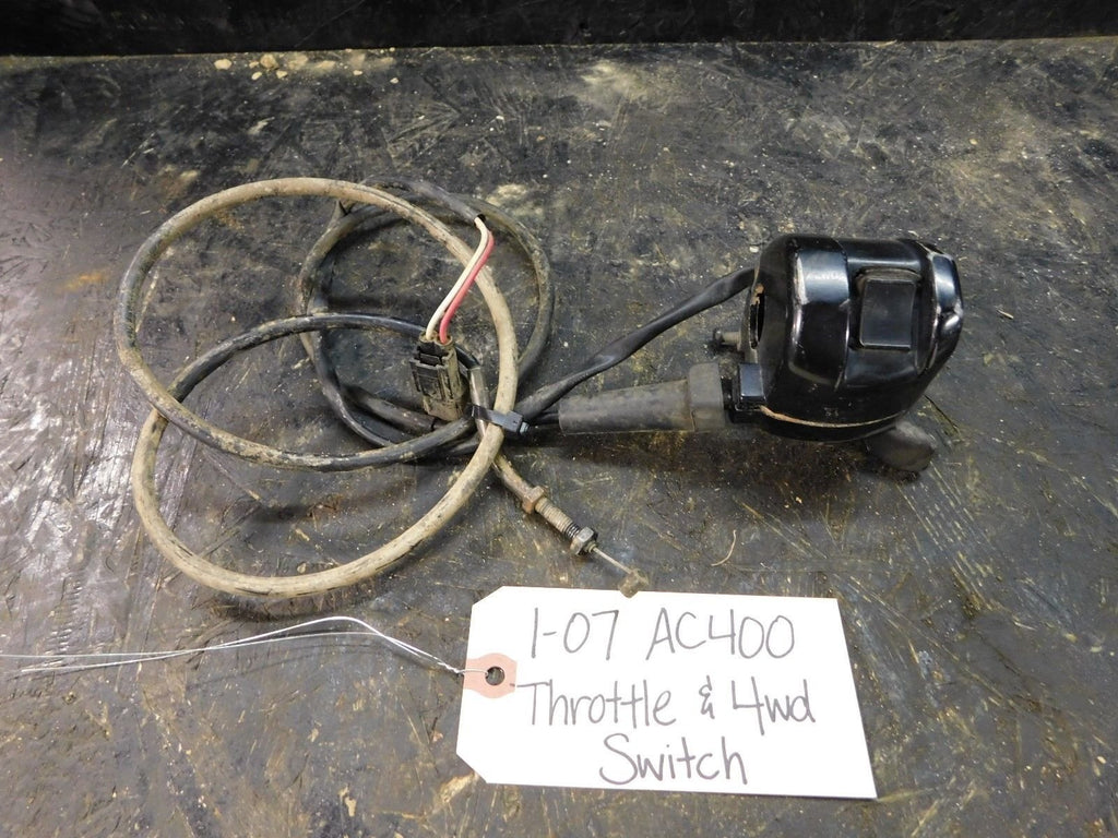 2007 Arctic Cat 400 Thumb Throttle & 4wd Switch 3405-042